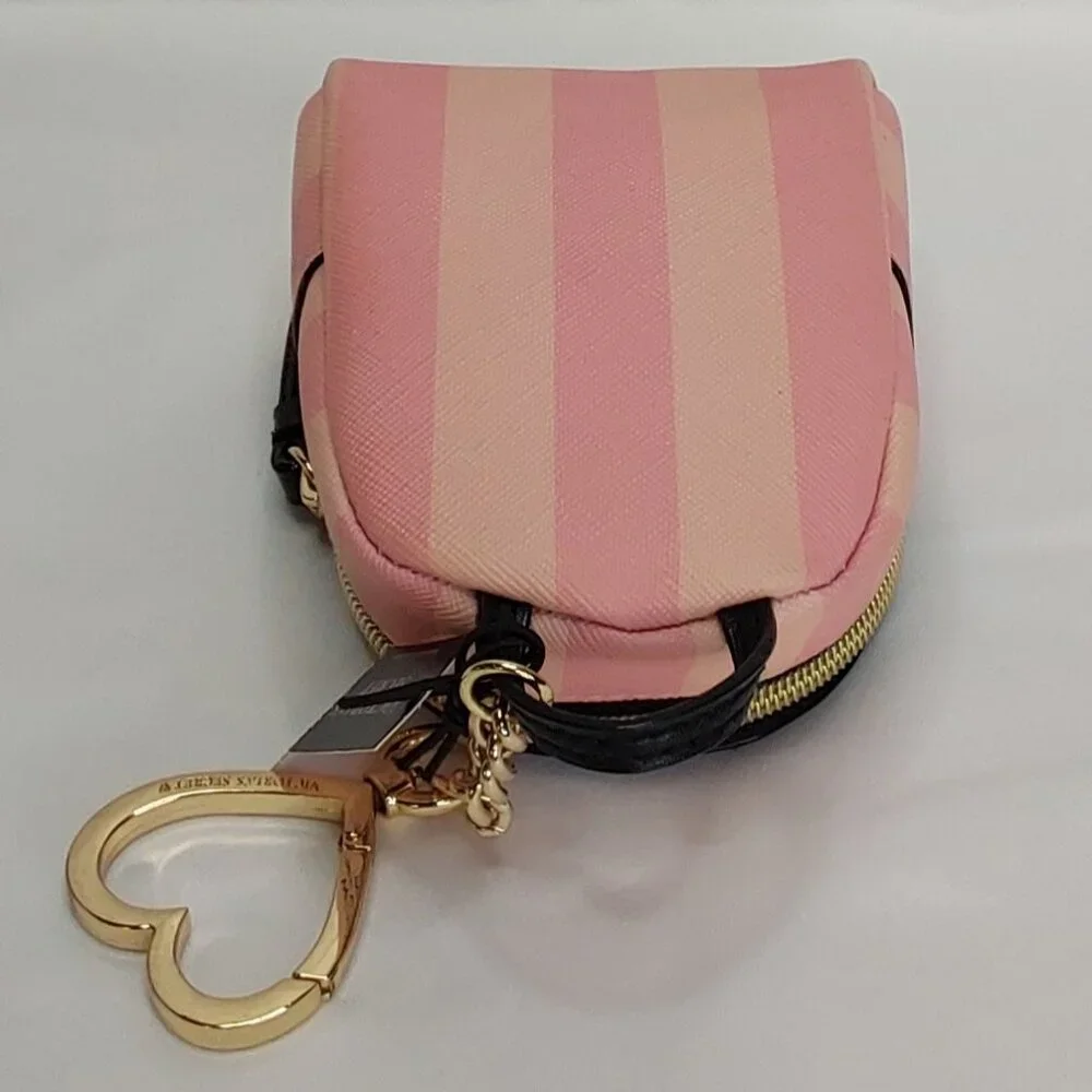 VICTORIA'S SECRET MICRO GRAFFITI BAG KEYCHAIN HEART CHARM LIMITED-EDITION - Picture 8 of 16